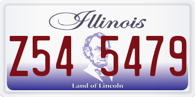 IL license plate Z545479