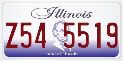 IL license plate Z545519