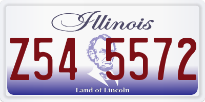 IL license plate Z545572