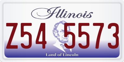 IL license plate Z545573