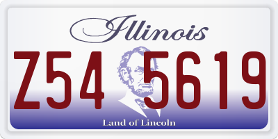 IL license plate Z545619