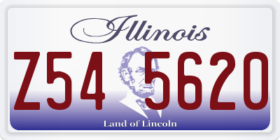 IL license plate Z545620