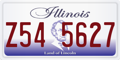 IL license plate Z545627