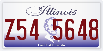 IL license plate Z545648