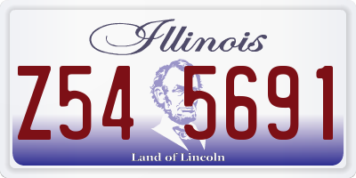 IL license plate Z545691