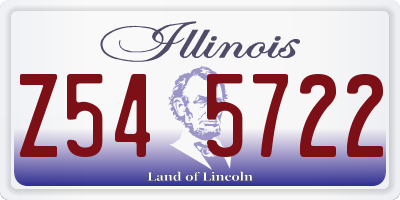 IL license plate Z545722
