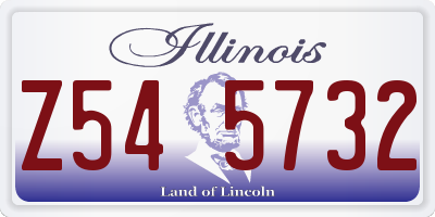 IL license plate Z545732