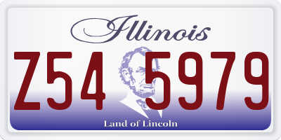 IL license plate Z545979