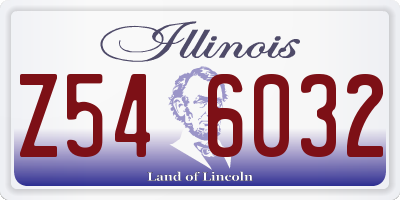 IL license plate Z546032