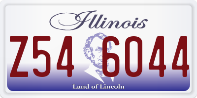 IL license plate Z546044