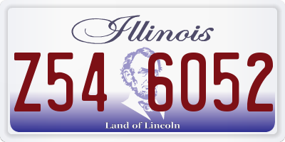 IL license plate Z546052