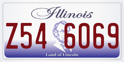 IL license plate Z546069