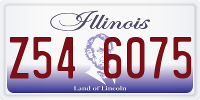 IL license plate Z546075