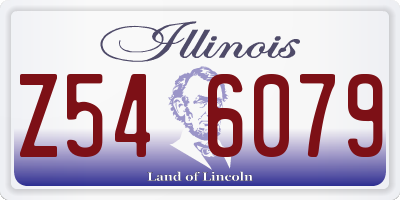 IL license plate Z546079