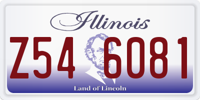IL license plate Z546081