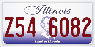IL license plate Z546082