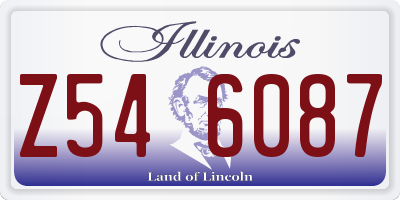 IL license plate Z546087