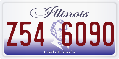 IL license plate Z546090