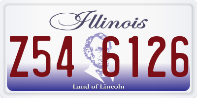 IL license plate Z546126