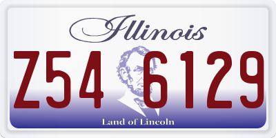 IL license plate Z546129