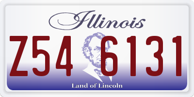 IL license plate Z546131