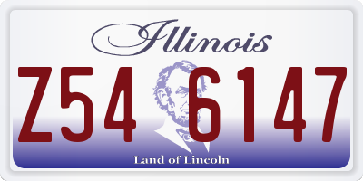 IL license plate Z546147