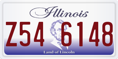 IL license plate Z546148