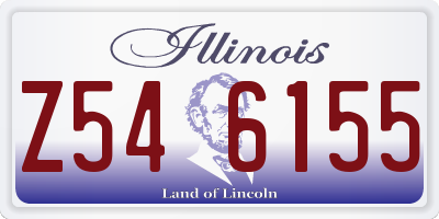 IL license plate Z546155