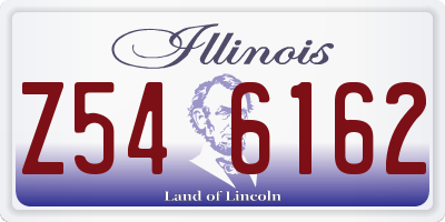 IL license plate Z546162