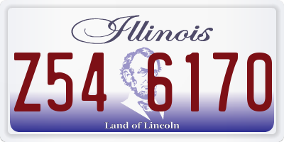 IL license plate Z546170