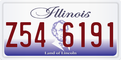 IL license plate Z546191