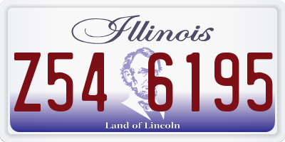 IL license plate Z546195