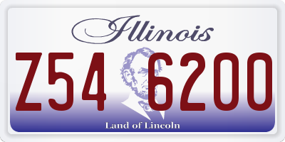 IL license plate Z546200