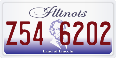 IL license plate Z546202