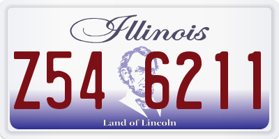 IL license plate Z546211