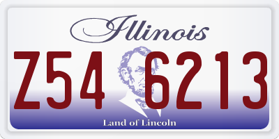 IL license plate Z546213