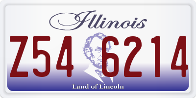 IL license plate Z546214