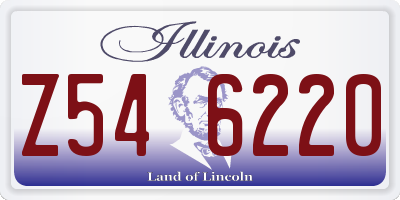 IL license plate Z546220