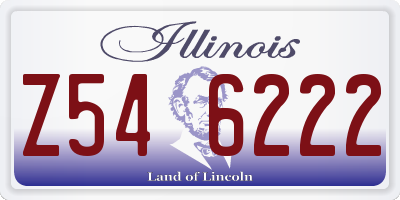 IL license plate Z546222