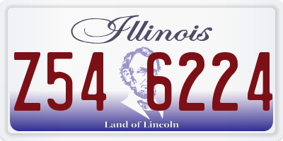 IL license plate Z546224