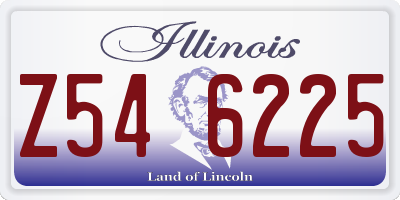 IL license plate Z546225