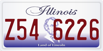 IL license plate Z546226