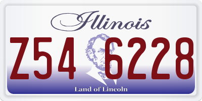 IL license plate Z546228