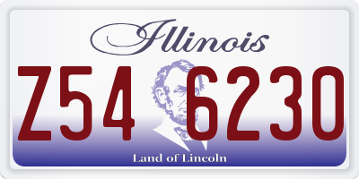 IL license plate Z546230