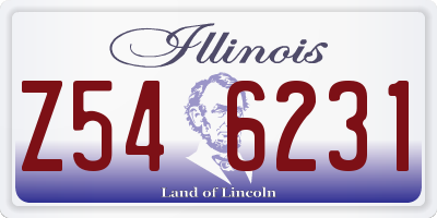 IL license plate Z546231