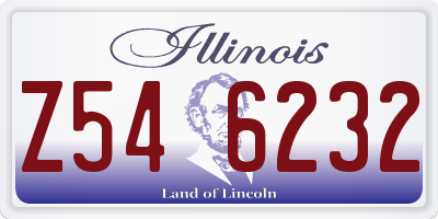 IL license plate Z546232
