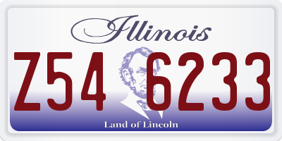 IL license plate Z546233