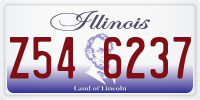 IL license plate Z546237