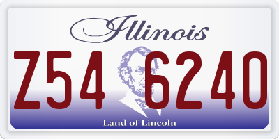 IL license plate Z546240