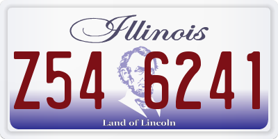 IL license plate Z546241